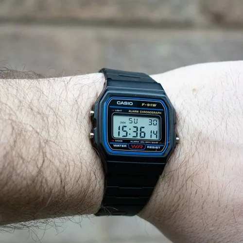 Vista 7 de Casio F91W-1 reloj deportivo informal