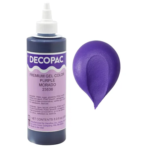 Vista 18 de DecoPac Colorante alimentario de gel prémium Colorante negro para hornear 8 onzas Crema de mantequilla de color, fondant, gel de glaseado