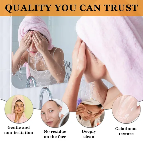 Vista 7 de Charunee Gel exfoliante de enzimas naranjas para cara y cuerpo, gel blanqueador exfoliante naranja, para exfoliante facial, hidratante, limpieza
