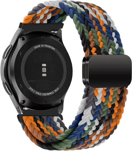 Vista 10 de Correa de nailon compatible con Samsung Galaxy Watch 7/6/5/4/FE 1.732 in 1.575 in/Galaxy Watch 5 Pro 1.772 in/Watch 4/6 Classic 1.850 in 1.811 in