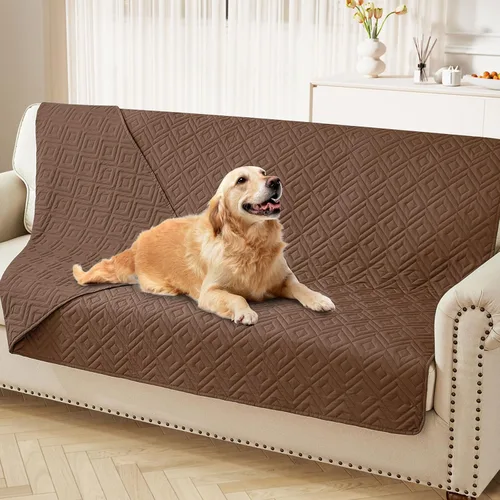 Vista 28 de hyha Manta impermeable para perros, funda suave para cama de perro, mantas para mascotas, funda impermeable para sofá y sillón para perros lavable