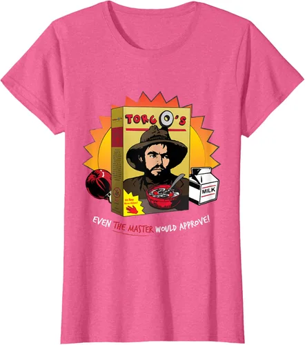 Vista 43 de Torgo Camiseta de película de culto de cereales, Negro, S