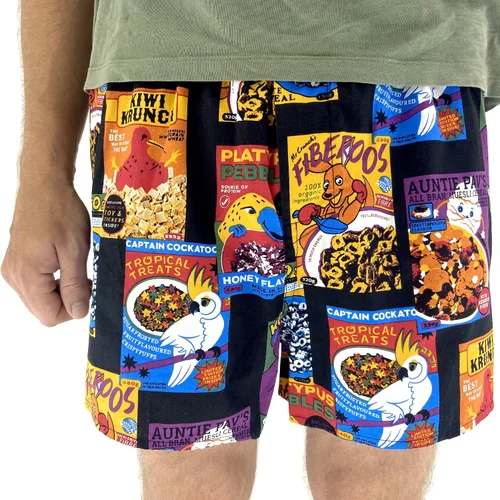 Vista 3 de ROCK ATOLL Calzoncillos tipo bóxer de algodón suave con estampados divertidos para hombre, tallas S-XXL