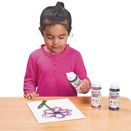 Vista 3 de Colorations Easy Shake Glitter - Juego de 12 (artículo # Zsazsa)