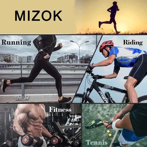 Vista 6 de MIZOK Traje de baño ajustado de malla de yoga para hombre, culturismo, gimnasio, entrenamiento, pantalones cortos Jammer