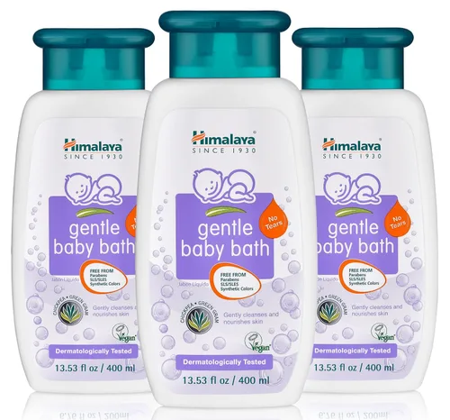 Vista 7 de Himalaya Gentle Baby Bath, Baby Wash, libre de parabenos, SLS/SLES y ftalatos (6.8 fl oz 1-PACK)
