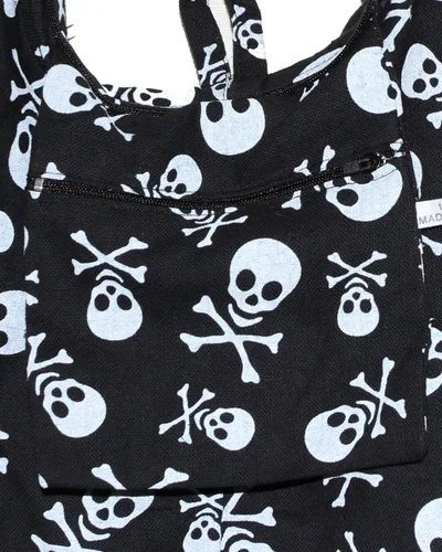 Vista 2 de Bolso cruzado estilo bohemio bohemio estilo hobo hippie gótico de 33 pulgadas, color negro