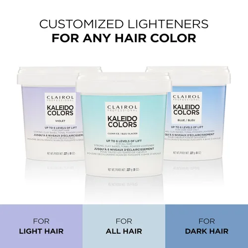 Vista 4 de Clairol Professional Kaleidocolors Powder Lightener for Hair Highlights, Lightening, and Toning