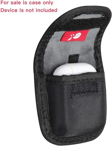 Vista 2 de Hermitshell Funda rígida de viaje para Apple AirPods 4 / Apple AirPods Pro 2 / Apple AirPods Pro auriculares inalámbricos Bluetooth (negro 2)