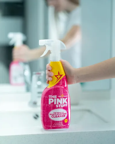 Vista 10 de Stardrops - The Pink Stuff - El paquete de pasta de limpieza Miracle y spray multiusos (2 pastas de limpieza, 1 aerosol multiuso)