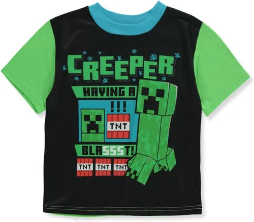 Vista 2 de Minecraft Conjunto de pijama de algodón para niños