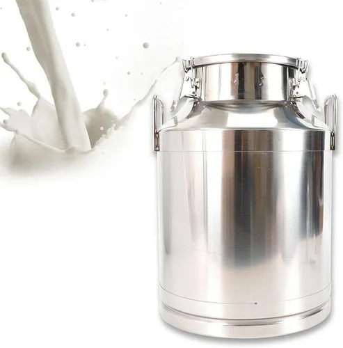 Vista 15 de Lata de leche de 5.3 galones, cubo de leche de acero inoxidable 304, cubos sellados con leche resistente, tarro de leche, jarra de leche, lata