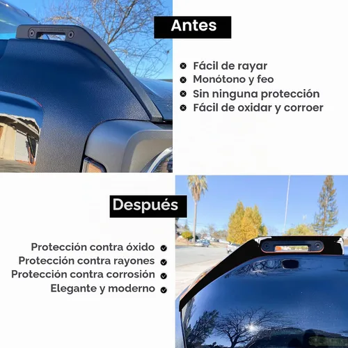 Vista 5 de sukemichi Cubierta de visión de sendero para capó del motor, cubierta de bisagra, manijas de liberación lateral, accesorios exteriores para Ford
