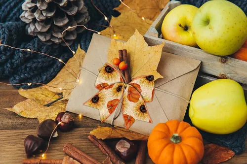 Vista 4 de ALIBBON 10 lazos de otoño para corona, lazos de corona de Acción de Gracias, lazos de calabaza de flores naranjas, adornos de corona, decoración