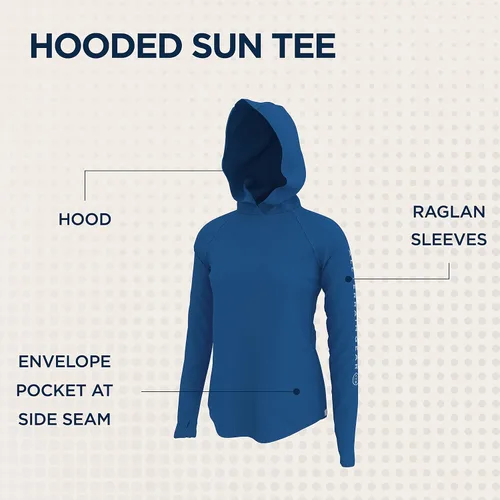 Vista 3 de ATG Women's Hooded Sun Tee