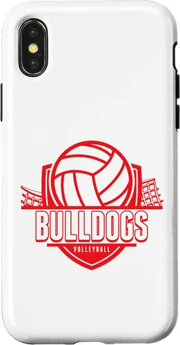 Vista 5 de Bulldogs Volleyball Back to School Spirit R Case for iPhone XR