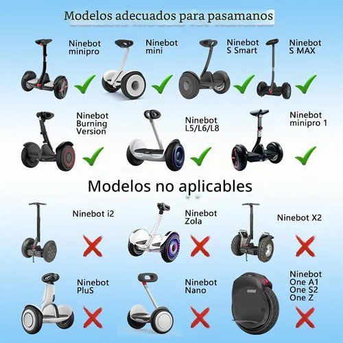 Vista 2 de Manillar para Segway Ninebot S Smart/mini PRO/mini LITE Self-Balance Scooter Hoverboard Manillar ajustable Soporte de liberación de presión