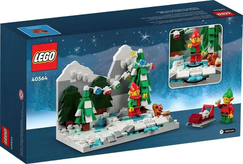Vista 2 de LEGO: Escena de los elfos de invierno (40564, 372 piezas)