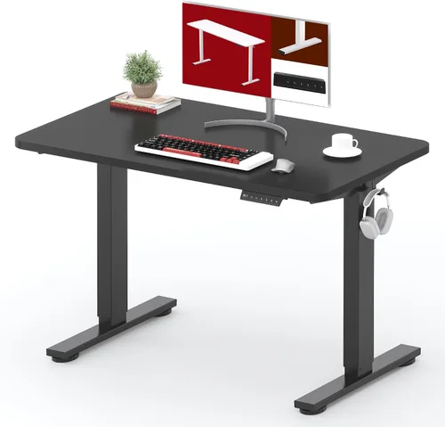 Vista 13 de SANODESK - Escritorio de pie móvil de una pieza con resorte de gas de 32 x 20 pulgadas