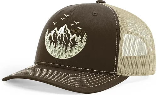 Vista 2 de HORN GEAR Trucker Hat - Edición de sombrero de montaña