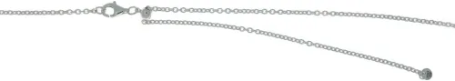 Vista 3 de Pandora Medallón de collar deslumbrante con CZ multicolor 397716ACZMX70, Plata esterlina, Circonia cúbica