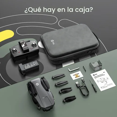 Vista 8 de Holy Stone HS720R - Drones GPS con cámara para adultos con cardán de 3 ejes 4K EIS; dron FPV RC, cuadricóptero plegable con rango de control