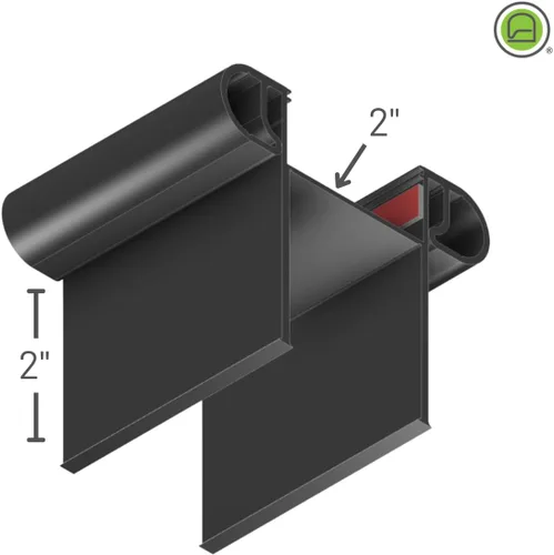 Vista 2 de (35063) Tapa de pared deslizante RV de 2 pulgadas de toallita