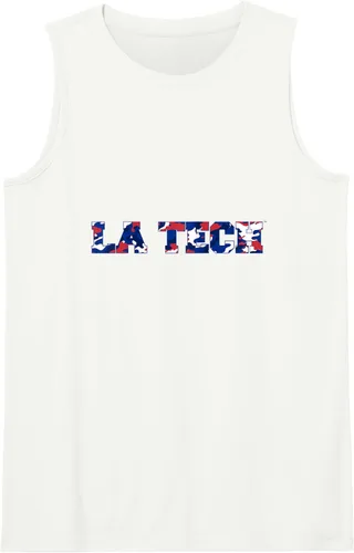 Vista 8 de Camiseta sin mangas Louisiana Tech Bulldogs Camo, Negro