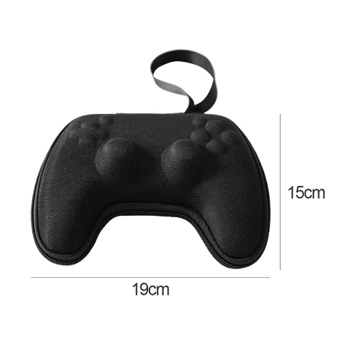 Vista 5 de Storage Bag for PS5 Controller, Travel Carrying Case Shockproof EVA PS5 Controller Bag Lightweight Gamepad Protective Cover