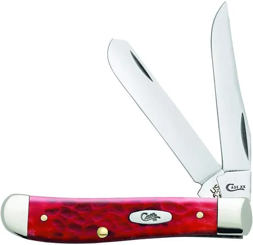 Vista 6 de Case XX WR - Navaja de bolsillo Mini Trapper de hueso ámbar, artículo #013 - (6207 SS) - Longitud cerrada: 3 1/2 pulgadas
