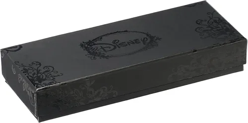 Vista 6 de Disney Reloj de cuarzo analógico redondo con purpurina para adultos Blanco