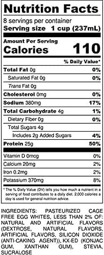 Vista 2 de MuscleEgg 4 claras de huevo líquidas de cereales de frutas de medio galón (sin jaula)