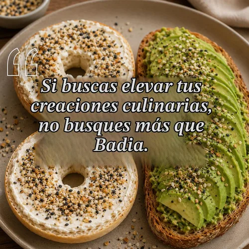 Vista 4 de Badia Everything Bagel Seasoning, 2.8 oz – Sésamo blanco y negro, semillas
