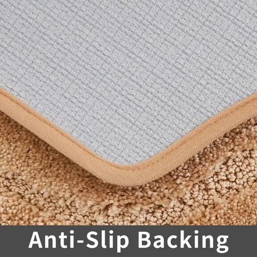 Vista 5 de COSY HOMEER - Alfombras extra gruesas para el baño, tapetes de baño antideslizantes, tapete de felpa suave, peludo y 100% micro poliéster, tapete