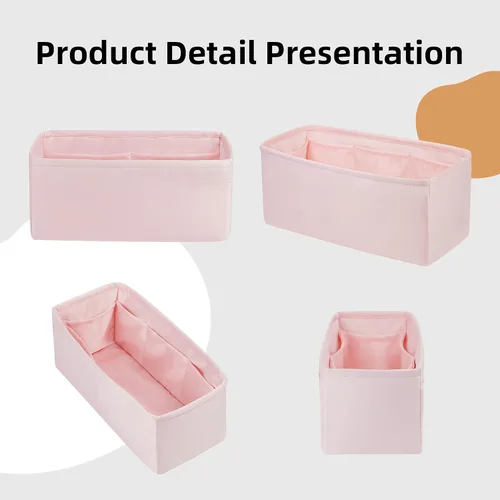 Vista 7 de DGAZ Organizador de bolso de seda para bolsas de Hermes Herbag 313950, organizador de bolsos y bolsas de lujo, inserto de bolsa Simplicity