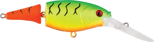 Vista 14 de Berkley Flicker Shad Jointed Fishing Hard Bait Negro plateado