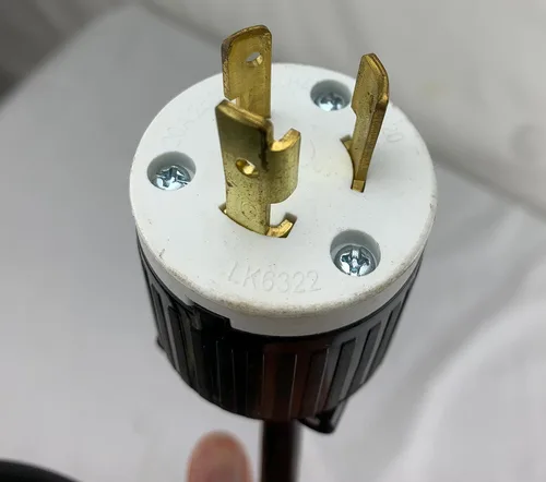 Vista 9 de BLUEROCK 945-VS Máquina peladora de cables de velocidad variable, pelacables de cobre y aluminio de 3 HP 230V, capacidad de 14 AWG-1-3/4 pulgadas