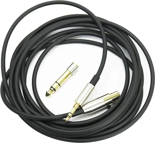 Vista 6 de NewFantasia Cable de actualización de audio de repuesto compatible con AKG K240, K240S, K240MK II, Q701, K702, K171, K141, K181, K271s, K271 MKII