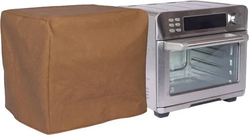 Vista 2 de Perfect Dust Cover, The Perfect Dust Cover LLC - Funda acolchada color tostado compatible con horno de freír de aire Ninja DT201 Foodi 10 en 1 XL