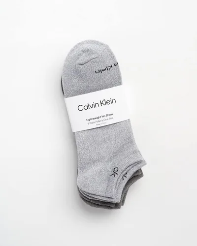 Vista 82 de Calvin Klein Calcetines para hombre, mezcla de algodón, acolchados, sin talla, forro de calcetines atléticos (6 unidades)