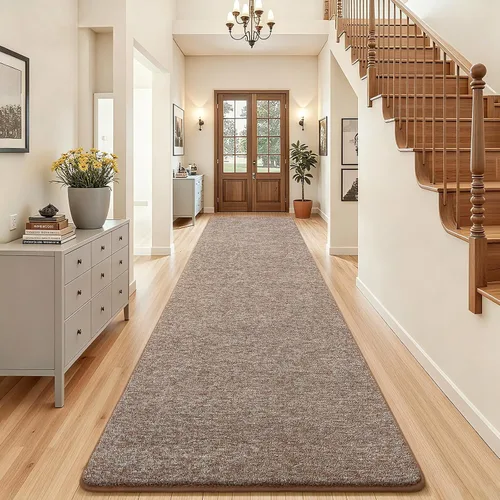 Vista 65 de AROGAN Alfombra Shag de Pasillo de 2 x 4 pies para pasillos, alfombras lavables con espuma viscoelástica para dormitorio, entrada