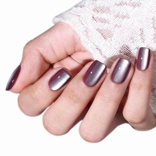 Vista 53 de Modelones Uñas postizas cuadradas cortas, color blanco y rosa, 32