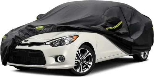 Vista 55 de Kaugung Funda para Coche de Ajuste Personalizado BMW Serie 3 E30 (1982-1994), 7 Capas Resistente al Viento Todo Clima Impermeable Cubierta Exterior