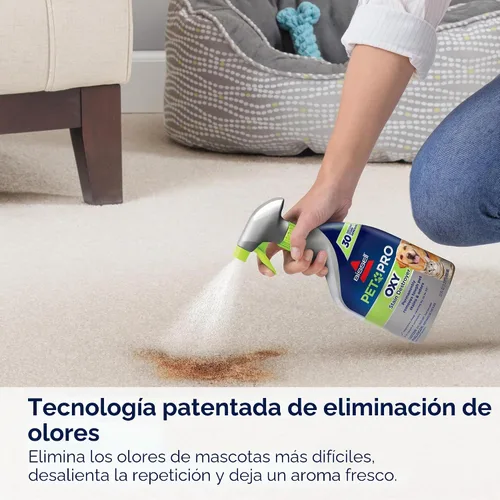 Vista 5 de Bissell Destructor de manchas PET PRO OXY para alfombras y tapicería, 22 onzas, paquete de 2, 17739
