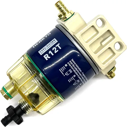 Vista 8 de Separador de agua con filtro de combustible R12T Compatible: S3240,120AT R12T NPT ZG1/4-19