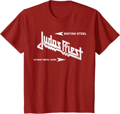 Vista 40 de Judas Priest Camiseta British Steel Negro