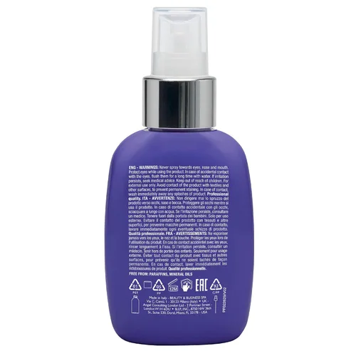 Vista 2 de ALFAPARF MILANO Semi di Lino - Spray antiamarillo rubio para cabello rubio, platino y plateado, espray aclarador sin sulfato, elimina los tonos