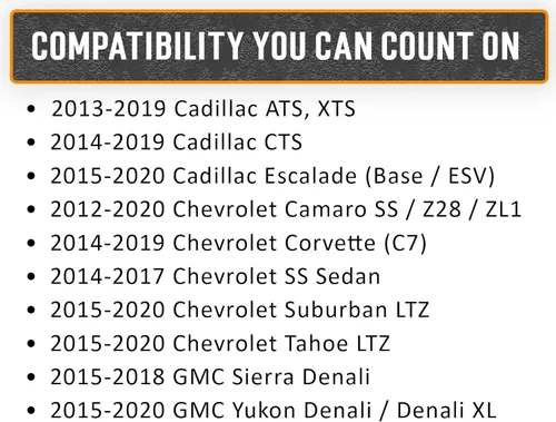 Vista 2 de M&P USA GM MagneRide Kit de Derivación/Eliminación de Amortiguador y Altura de Conducción Compatible con Cadillac, Chevrolet y GMC 2013-2019 (Z95)