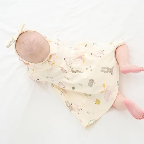 Vista 3 de pureborn Vestido de bebé niña 0-24 meses