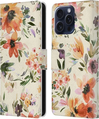 Vista 140 de Head Case Designs Officially Licensed Ninola Butterfly Nature Spring Floral Leather Wallet Case Compatible with Samsung Galaxy A07 4G